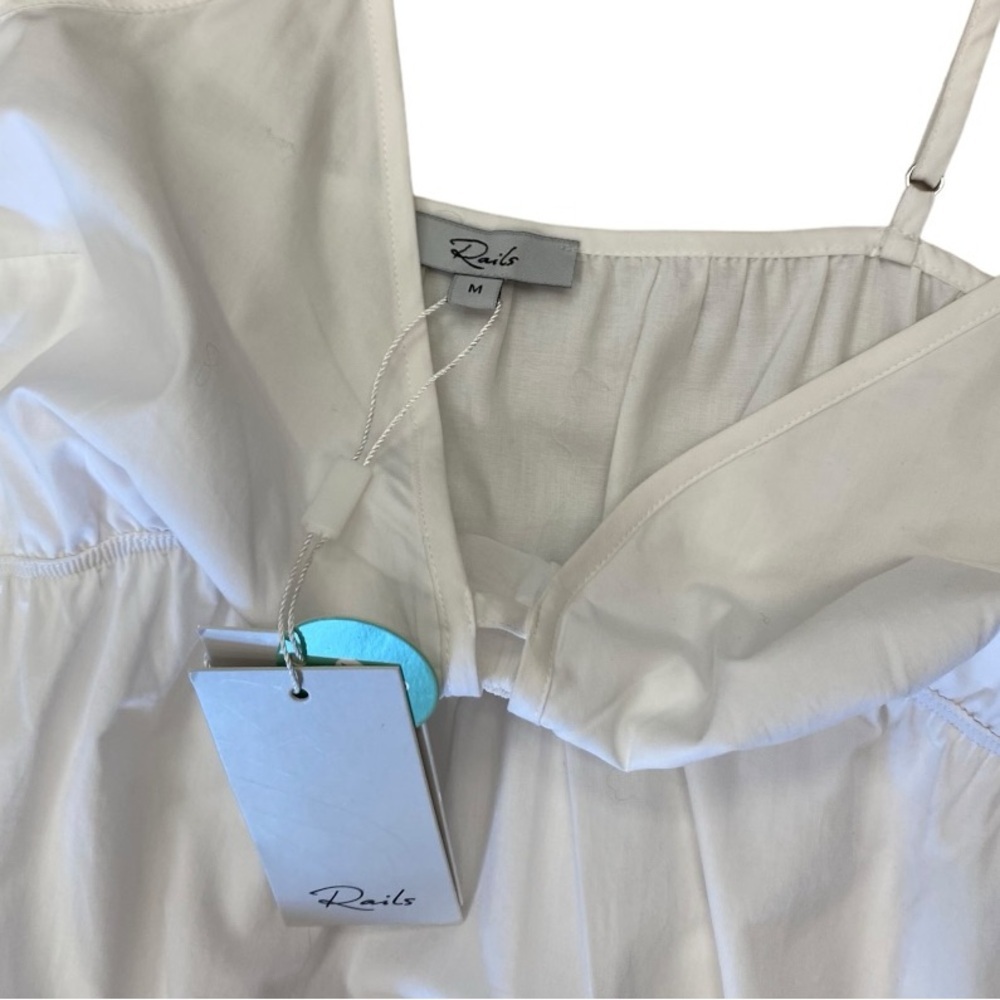 NWT Rails Avril Dress in Bright White Size Medium - Picture 7 of 11